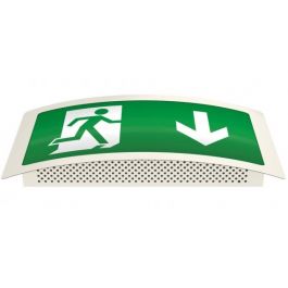 X-ESC LED Mains Curved Exit Sign