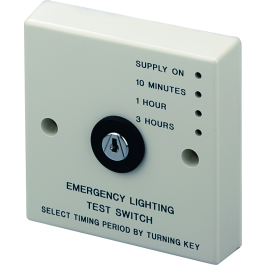 Emergency Light Timed Key Test Switch