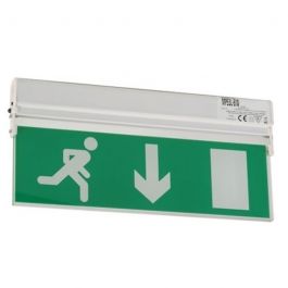X-MPS3L LED Large Maintained Surface Mounted Blade Exit Sign