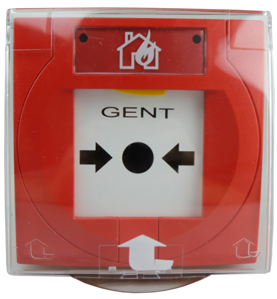 Gent Vigilon Manual Call Point With Glass Element And Protective